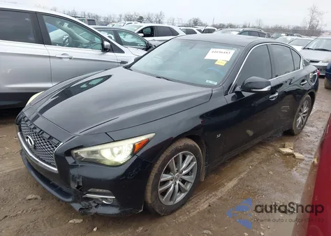 2015 Infiniti Q50 Premium z USA, uszkodzony, nr VIN JN1BV7AR9FM408341